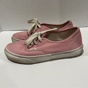 Vans Pink Canvas Sneakers